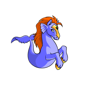 Stuck Peophin Neopets in the Neopian Pound